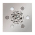 ThermaSol Serenity Advanced Rainhead System, Chromotherapy and Audiotherapy, Square, Polished Chrome