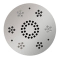 ThermaSol Serenity Essential Rainhead System, Chromotherapy and Audiotherapy, Round, Polished Chrome