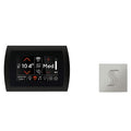 ThermaSol SignaTouch 5 Inch Steam Shower Control with SteamVection Square Steam Head Kit Polished Chrome