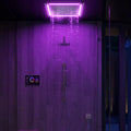 ThermaSol ThermaTouch2 10 Inch Steam Shower Control Ambient Lighting in Use