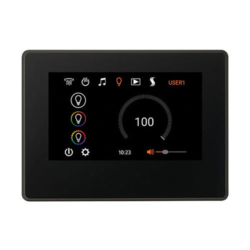 ThermaSol ThermaTouch2 7 Inch Steam Shower Control Ambient Lighting Settings