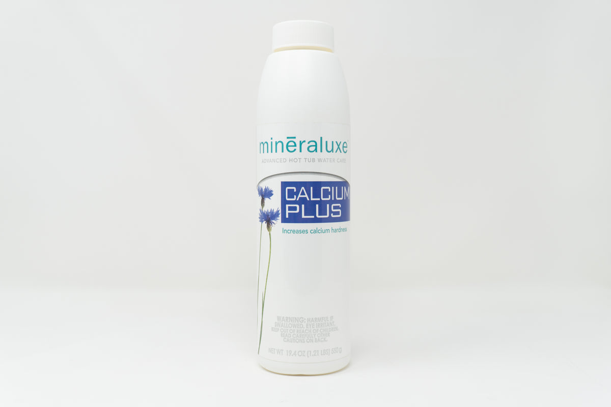Calcium Plus Raises Calcium (CH) in Hot Tub Water 19 oz — Mineraluxe Part #UML09744