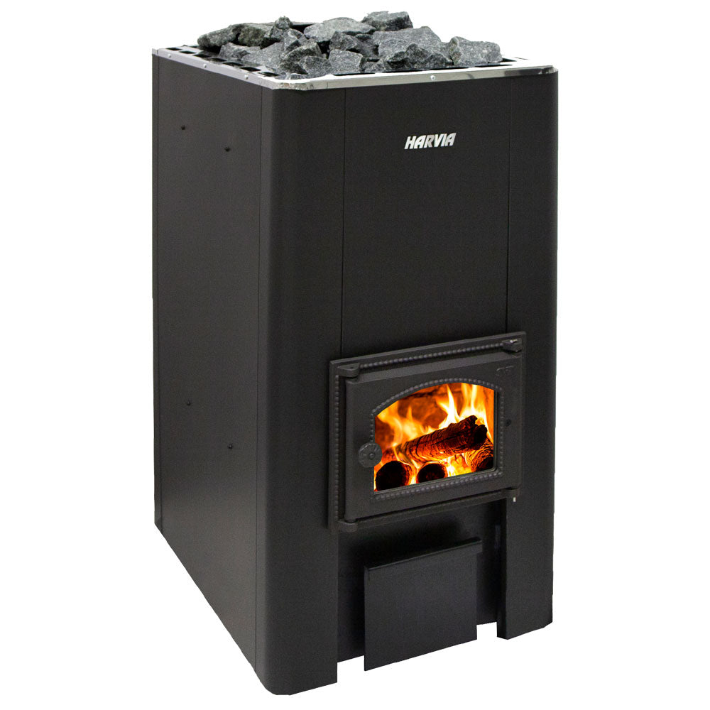Harvia 50 Wood-Burning Sauna Stove – front view