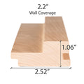 Prosaunas Sauna Wood, Tongue & Groove, Large-Gap, Wall Material - view 6