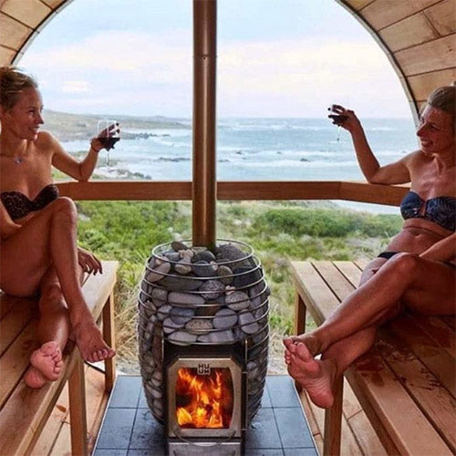 HUUM Sauna Wood Stove Chimney Set, Barrel Sauna - view 2