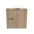 Prosaunas Sauna Wood, Smooth 4 Sides Eased Edges, SHP Profile, Bench and Support Material - view 6