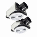 Bathology Dual Vent Bath Fan with Optional Lighting, 230CFM