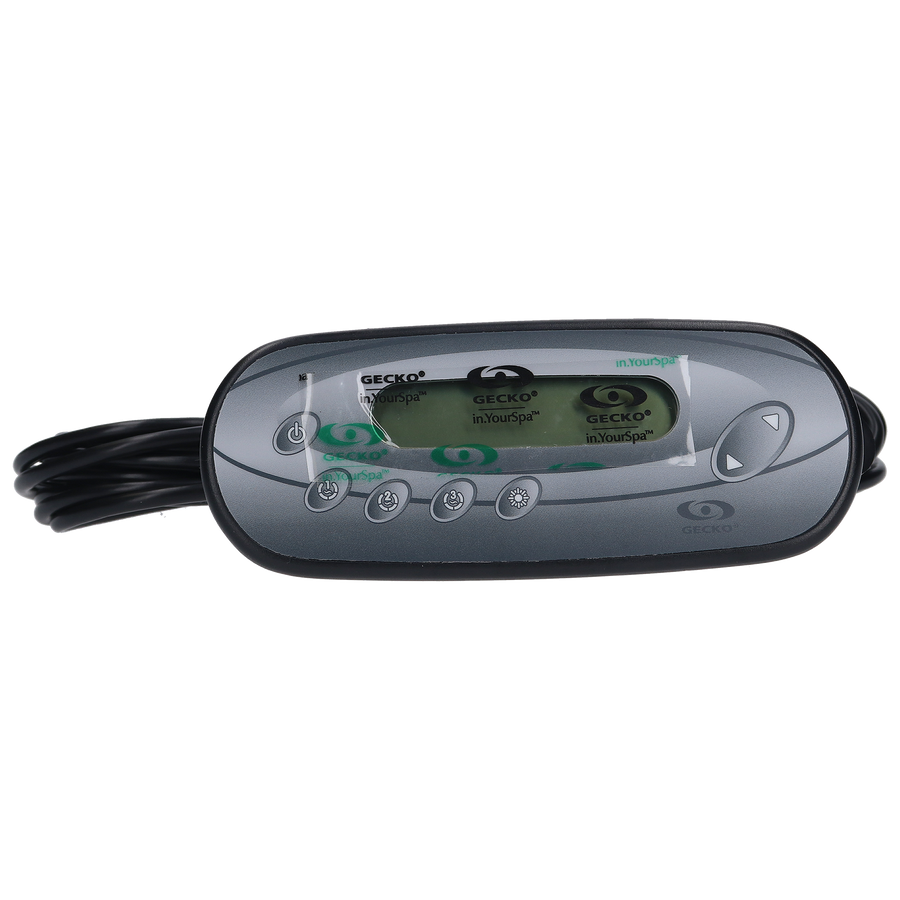Spaside Control, Gecko IN.K450-3OP-25, 7-Button, LCD — Gecko Alliance Part #0607-005017