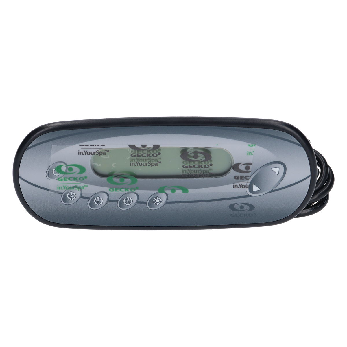 Spaside Control, Gecko IN.K450-3OP, 7-Button, LCD — Gecko Alliance Part #0607-005012