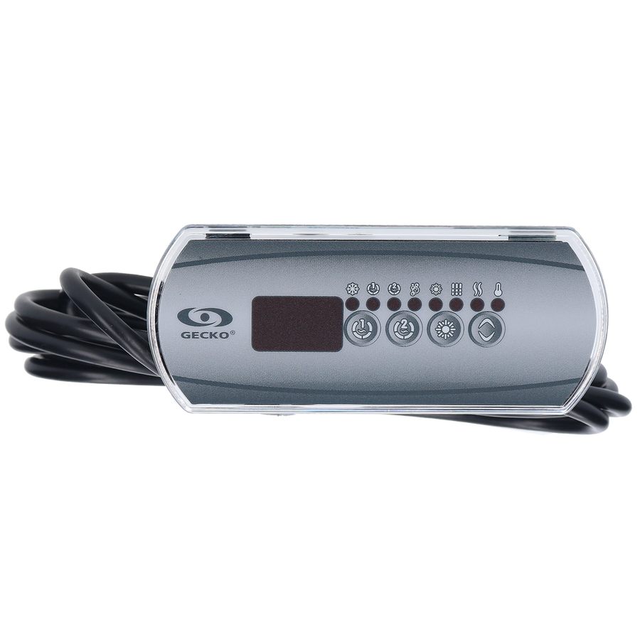 Spaside Control, Gecko IN.K200-2OP, 4-Button, LED — Gecko Alliance Part #0607-008002