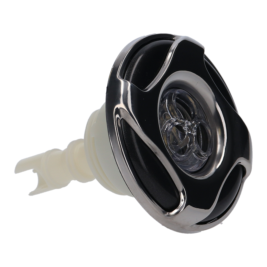 Jet, 2015, Mini Storm, Glo, Massage, Threaded — Waterway Part #230-2449DSG-8S