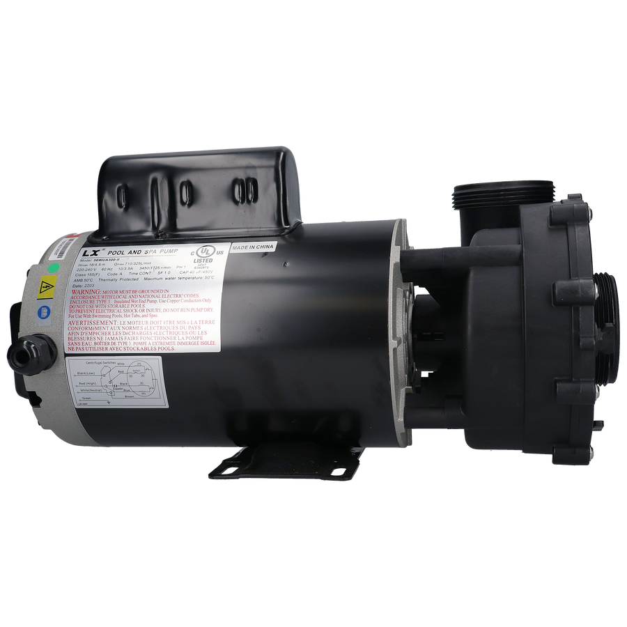 Pump, LX 56WUA, Large Frame, 3.0HP, 230V, 10.0/3.5A — LX Part #56WUA300-II