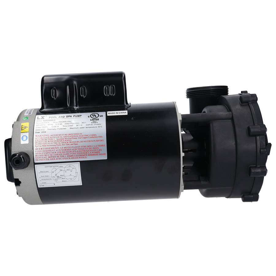 Pump, LX, 2.5HP / 4.0HP, 230V, 2-Speed, 12A, 2" In/Out — LX Part #56WUA400-II (NF)