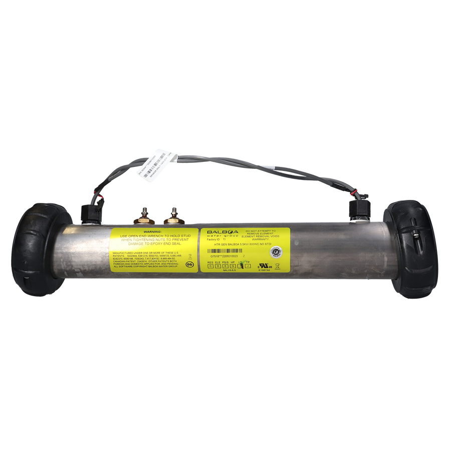 Heater Assembly, Balboa, Flo-Thru, 5.5kW — Balboa Part #G7518