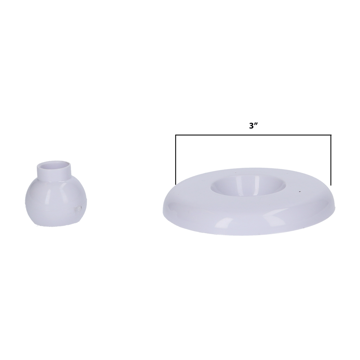 Jet Internal, G&G Standard Mini, 3" Face, White — G & G Industries Part #23320