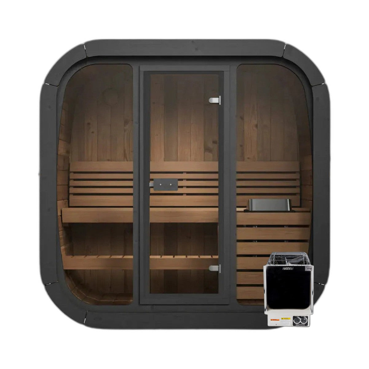 August Value Package: CL4G Indoor Sauna + Harvia KIP 6kW Heater