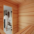 Prosaunas Sauna Wood, Vertical Grain, Smooth 4 Sides Eased Edges, Bench Material - view 3