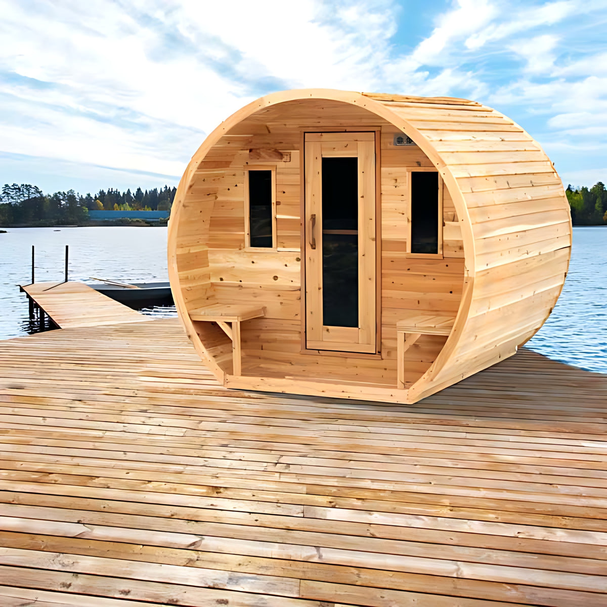 Canadian Timber Elation Barrel Sauna - view 4