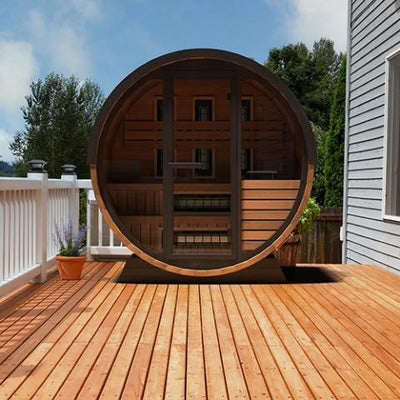 Finnmark Cedar Combination Barrel Sauna FD-6