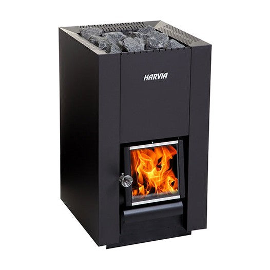 Harvia Linear 18 Compact Wood-Burning Sauna Stove