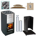 Harvia Wood-Burning Sauna Stove Package, 16.5kW