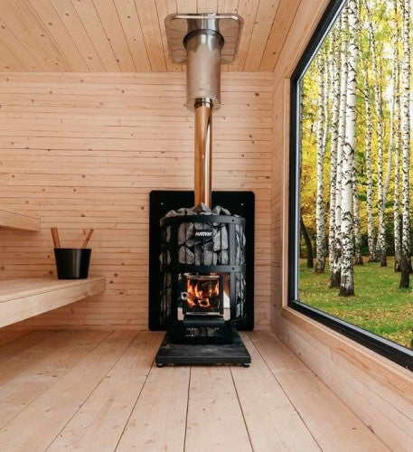 Protective Bedding for Harvia Sauna Stoves, Black, SM - view 2