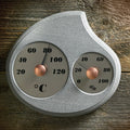 Hukka Sauna Celsius Thermometer & Hygrometer, Droplet - view 2
