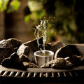Hukka Sauna Fountain & Essence Diffuser, Single Pillar, Small - view 3