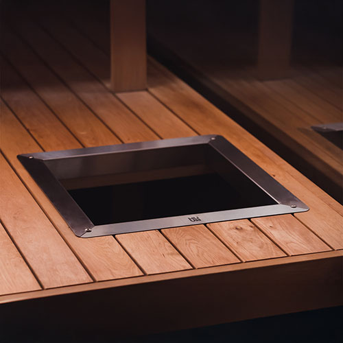 HUUM Embedding Flange for CLIFF/STEEL Series Sauna Heaters - view 3
