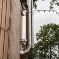 HUUM Sauna Wood Stove Chimney Set, Thru-Wall Backside Connection - view 2