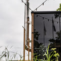 HUUM Sauna Wood Stove Chimney Set, Thru-Wall Backside Connection - view 3