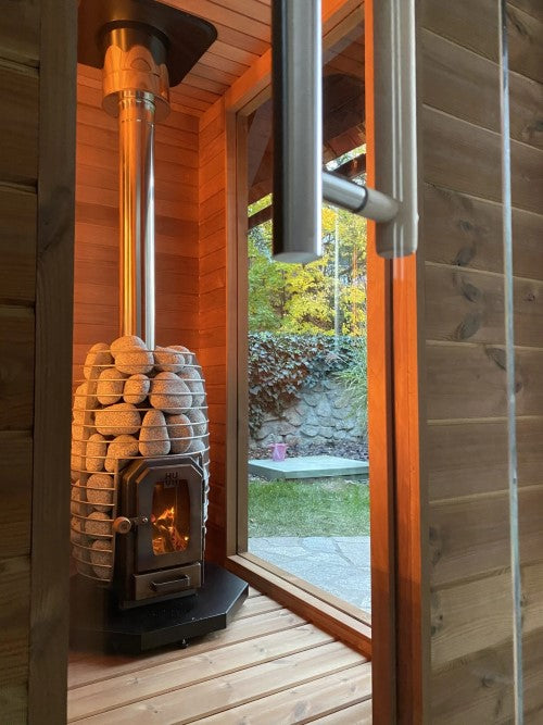 HUUM Sauna Wood Stove Chimney Set, Thru-Ceiling - view 2