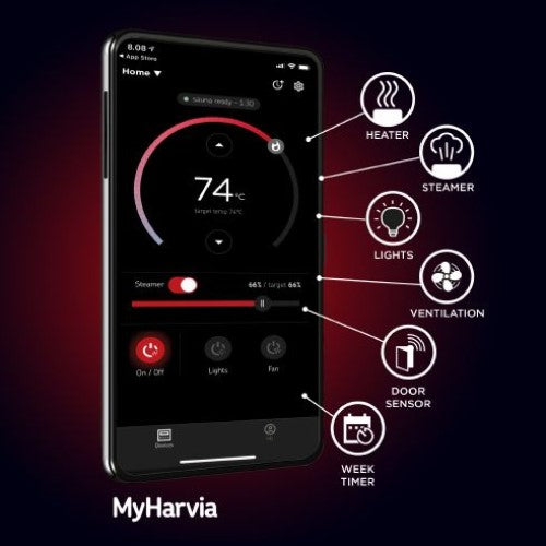 Harvia Sauna WiFi Remote Control Panel - view 3