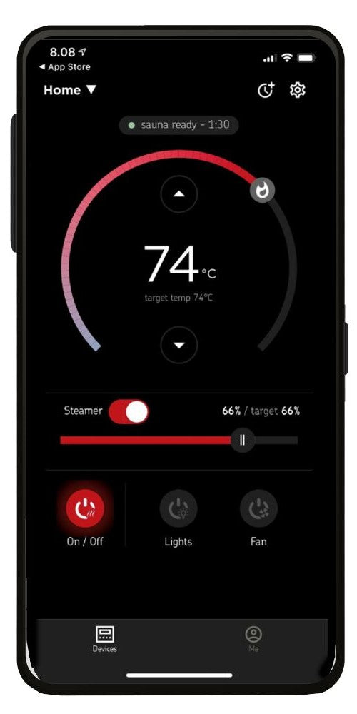 Harvia Sauna WiFi Remote Control Panel - view 2
