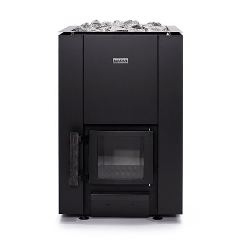 Narvi Kaamos 20 Wood-Burning Sauna Stove – front view