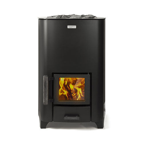 Narvi NC 16 Wood-Burning Sauna Stove – front view
