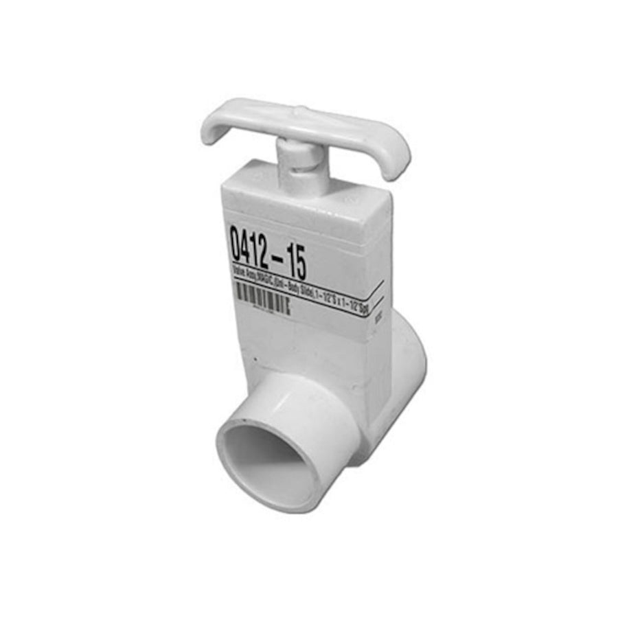 Slide Valve, Magic, Uni-Body, 1-1/2"S x 1-1/2"Spg — Magic Plastics Part #0412-15