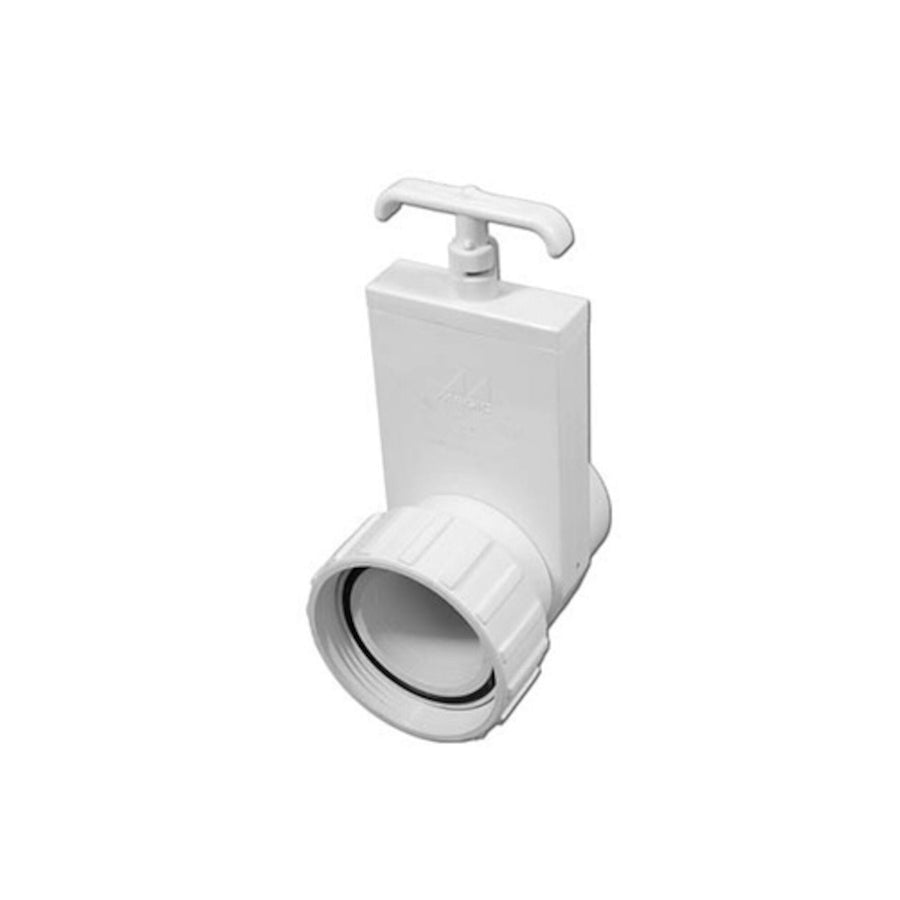 Slide Valve, Magic, Uni-Body, 2"S x 2"Swivel FBT — Magic Plastics Part #0550-20