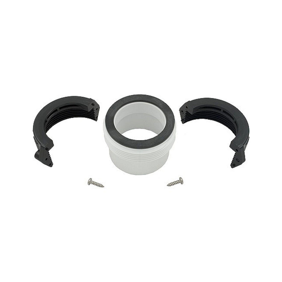 Union, Heater Half, Magic, 2"S x 2"MBT w/ Split Nut & O-Ring — Magic Plastics Part #0611-20