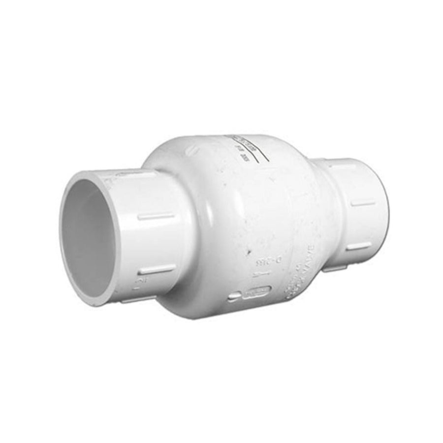Check Valve, Flo-Control, 1/2lb Spring, 2"S x 2"S, White — Flo Control Part #1011-20