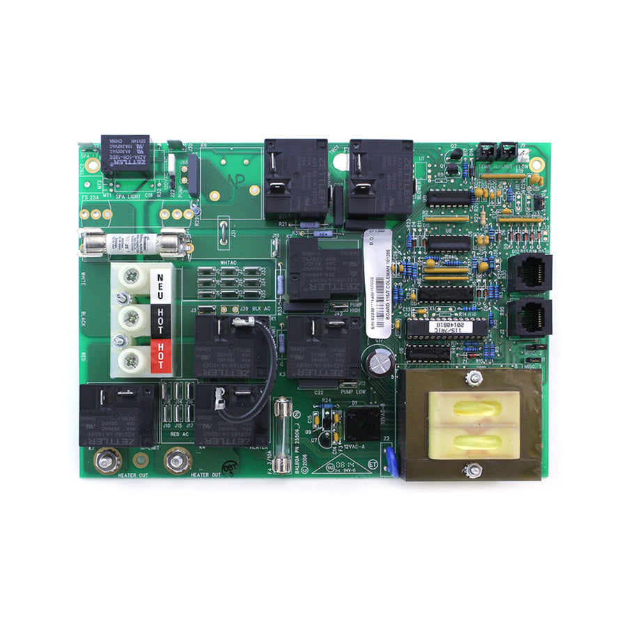 Circuit Board, Coleman (Balboa), 115/7R1x, Value — Balboa Part #101285