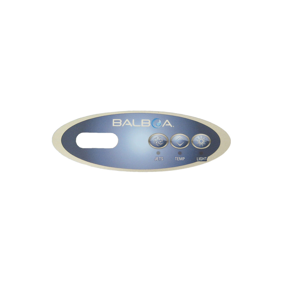 Overlay, Spaside, Balboa VL200, Mini Oval, 3-Button — Balboa Part #11219