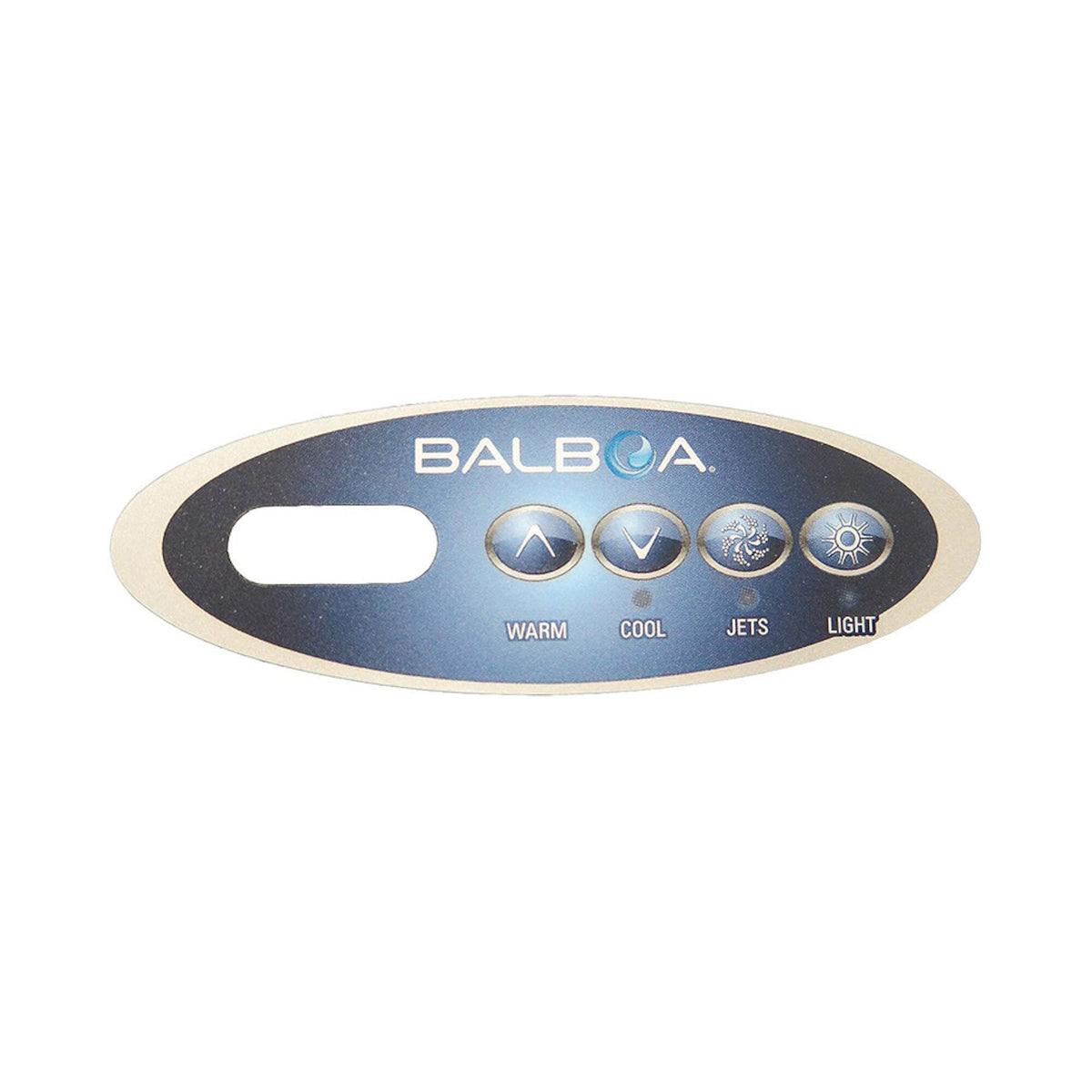 Overlay, Spaside, Balboa VL200, Mini Oval, 4-Button — Balboa Part #11393