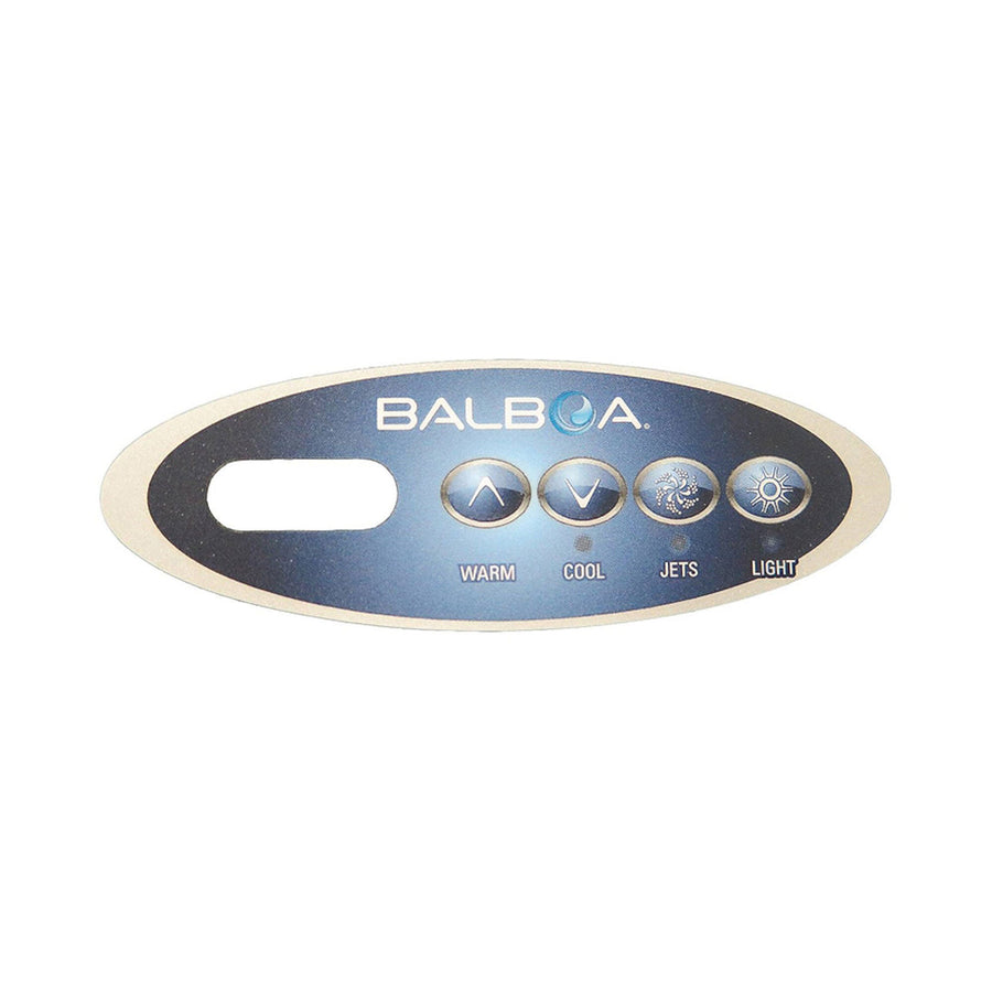 Overlay, Spaside, Balboa VL200, Mini Oval, 4-Button — Balboa Part #11393