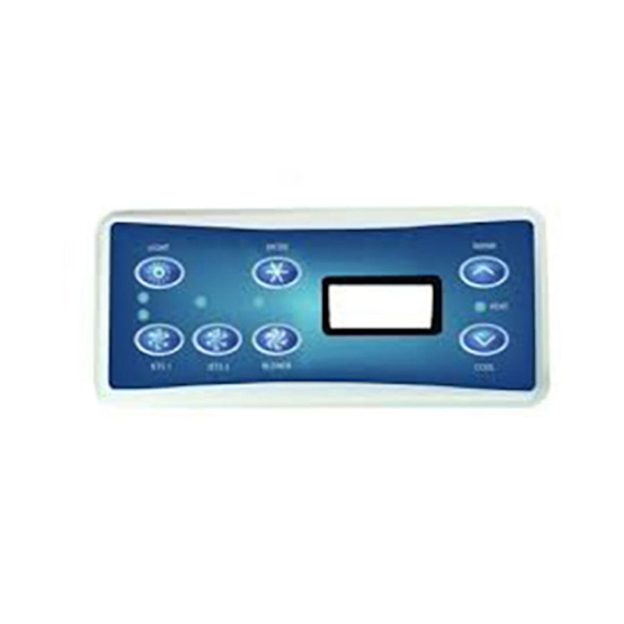 Overlay, Spaside, Balboa ML551, 7-Button, Jets-Jets-Blower — Balboa Part #11609
