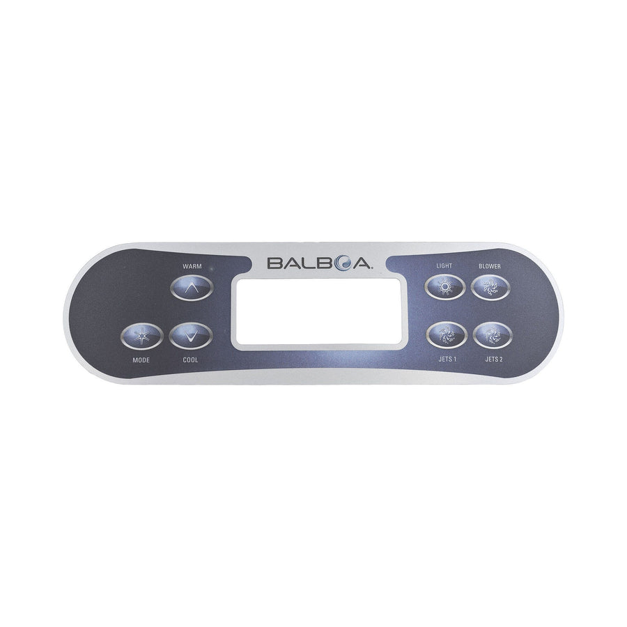 Overlay, Spaside, Balboa VL700S, Oblong, 7-Button — Balboa Part #11688