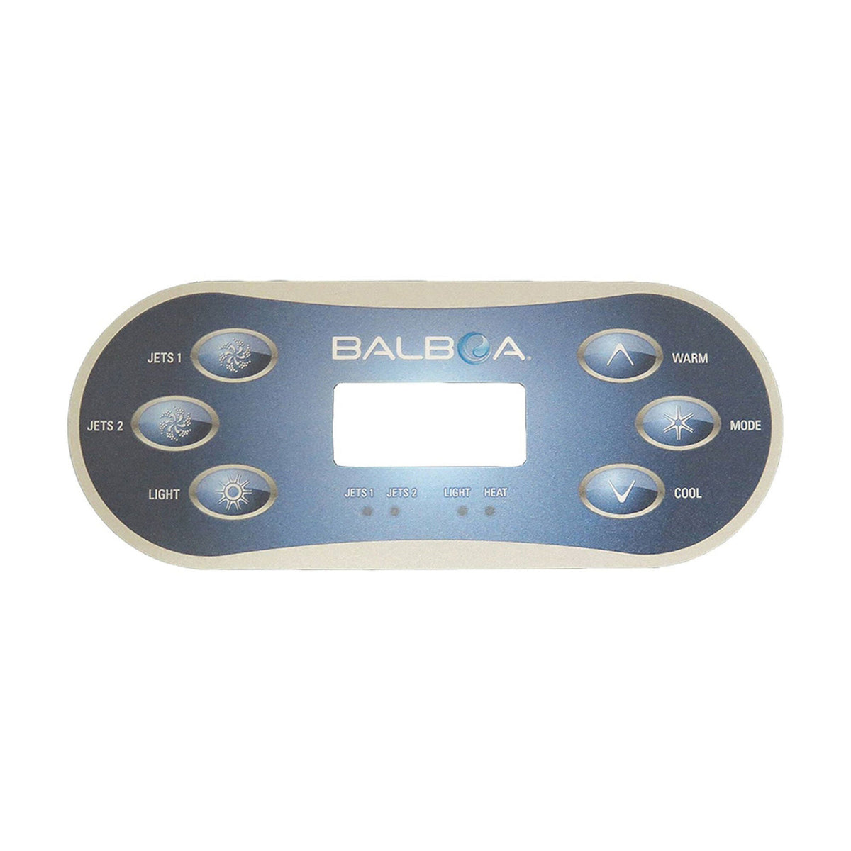 Overlay, Spaside, Balboa VL600S, Oval, 6-Button, Jets-Jets — Balboa Part #11774