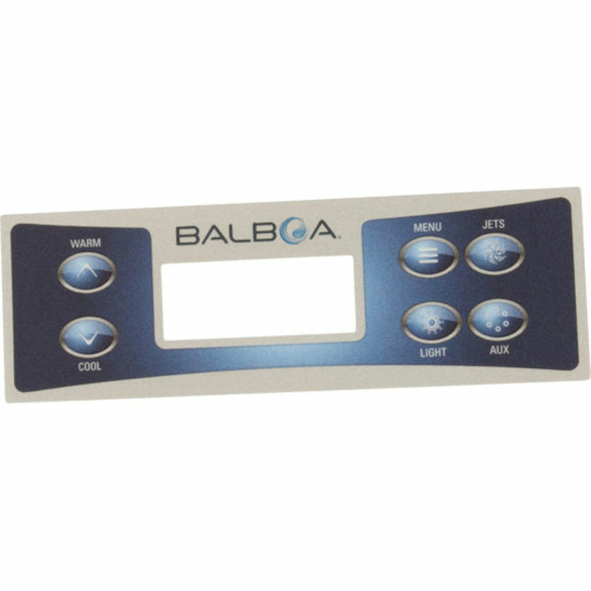 Overlay, Keypad, Balboa TP500, 6-Button, Rectangle, — Balboa Part #17183