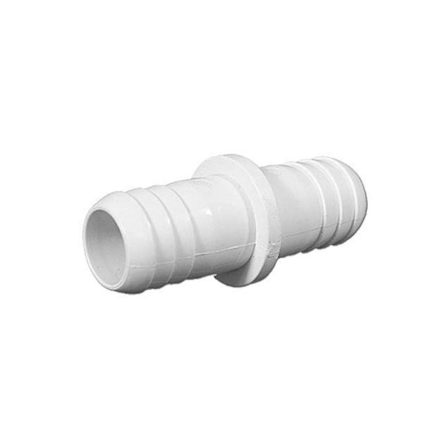 Fitting, PVC, Ribbed Barb Coupler, 3/4"RB x 3/4"RB — CMP Part #21000-750