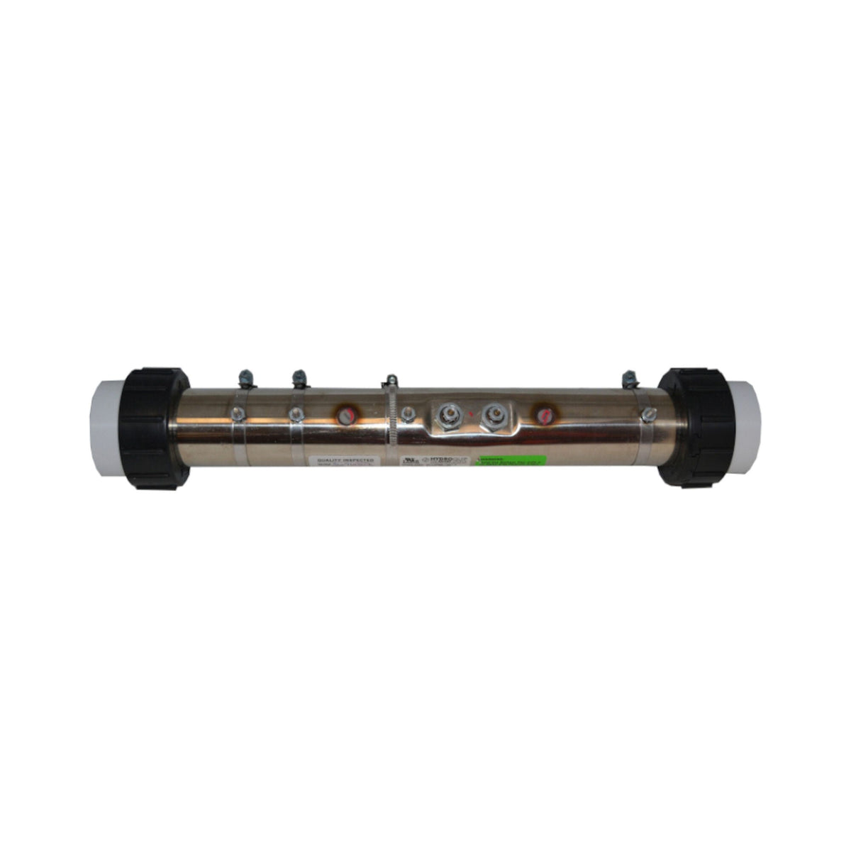 Heater Assembly, Gecko Universal, Rite Fit, 4.5kW, Flo-Thru — HydroQuip Part #27-J0568-6S-K